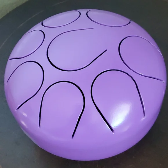 🎉Host Pick🎉🎉 NEW Purple Tongue Drum with 2 mallets New purchase w/o tags - Picture 3 of 7